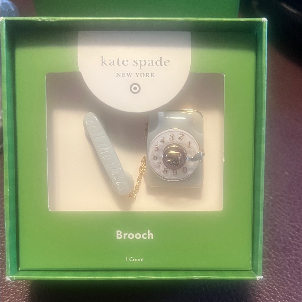 Kate Spade pin New in box.